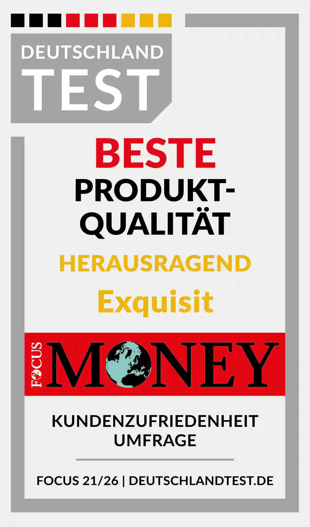 Beste Produktqualität 2026