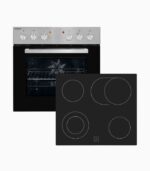 EHE156-2.1UBZ-Set inox Kochfeld mit Rahmen