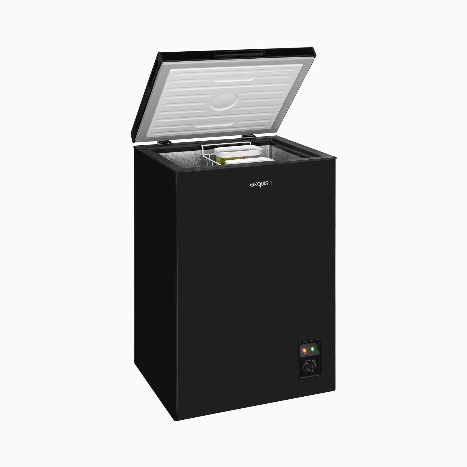GT100-050E schwarz Gefriertruhe